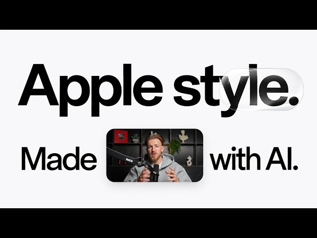 I Made Claude Edit Like Apple (AI Video Editing Is Getting Ridiculous)
