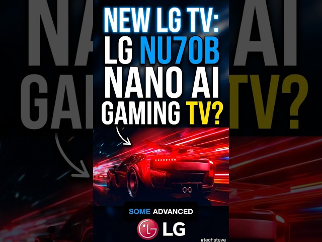 Телевизор LG NU70B Nano AI #techsteve