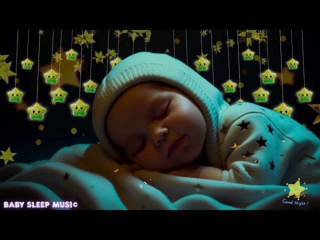 Baby Sleep Music 🎵 Relax & Sleep in 3 Minutes 💫 Mozart & Brahms Lullabies for Sweet Dreams