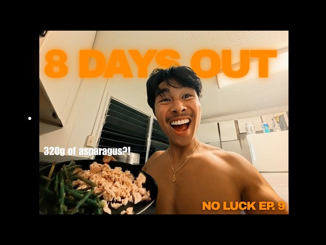 Full day of eating: 8 days out as a natural bodybuilder