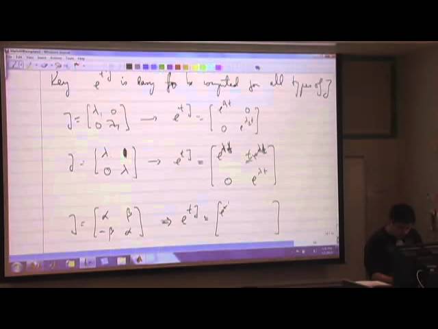 Math448Lecture12 | Mathematical Modeling