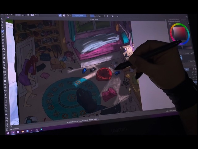 Drawing A Comic Page 5 - Part 2: Coloring And Shadows (Timelapse)