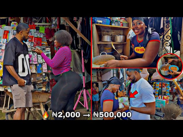  I Asked Strangers to Cook for Me With ₦2,000… Then I Gave Her ₦500,000 😱