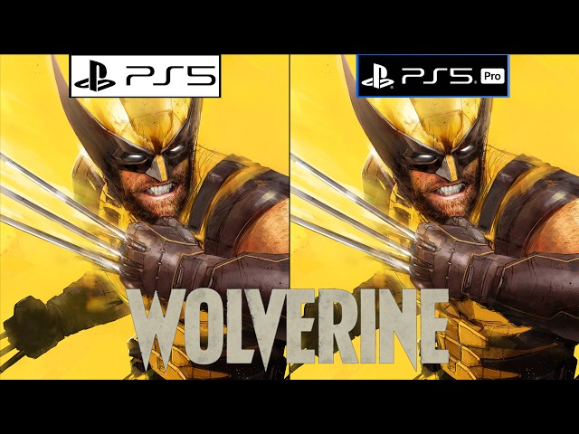 Marvel's Wolverine PS5 vs PS5 Pro - Graphics Comparison - Framerate - Loading Times - 4k
