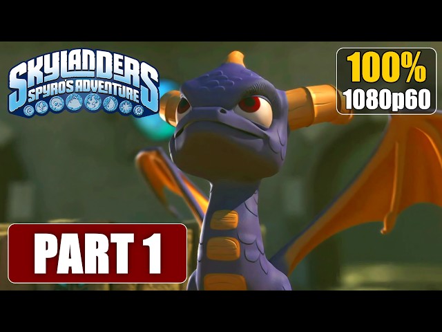 Skylanders: Spyro's Adventure | Part 1 – 100% Full Playthrough [1080p60 No Commentary]