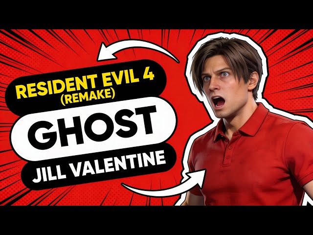 Resident Evil 4 (Remake) ft. Ghost|| Jill Valentine|| 4K