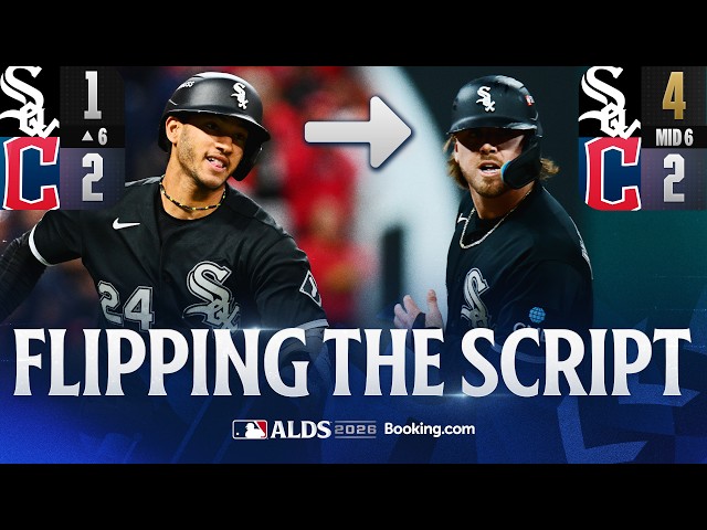FULL RALLY: White Sox take lead vs. Guardians in 2026 ALDS Game 2! (Full Inning) | MLB Highlights