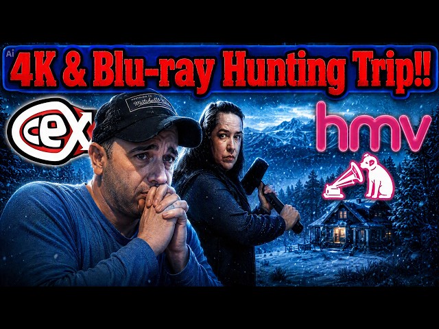 Out & About 4k & Blu-ray Hunting with Misery!!