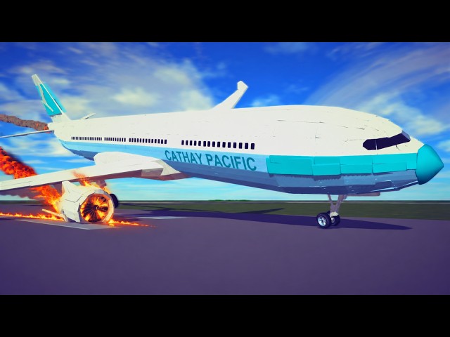 Fictional Airplane Crashes And Emergency Landings | Besiege