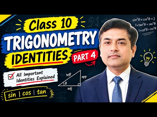 Class 10 Maths Part 4 | Trigonometry identities | Exercise 8.3 question 3 