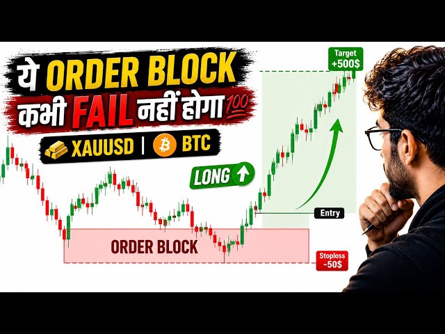 Order Block Trading Strategy  | How To Trade Order Block | Best Gold Trading Strategy