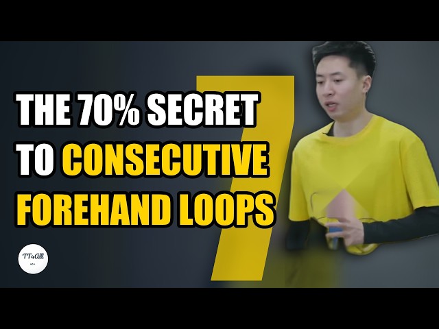Fang Bo Master Class EP 7: Master Consecutive Forehand Loops: The Secret to Nonstop Topspin Power
