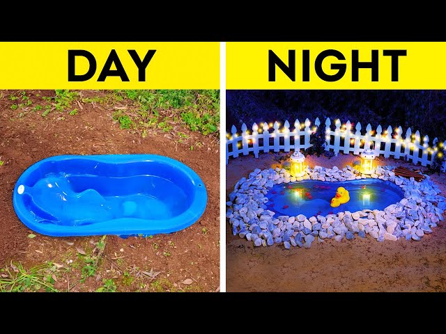 Amazing Backyard DIY Decor Ideas | Easy Outdoor Hacks by 5-Minute Crafts