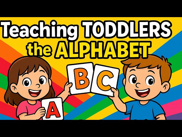 Teaching TODDLERS the ALPHABET (ABC Flashcards)