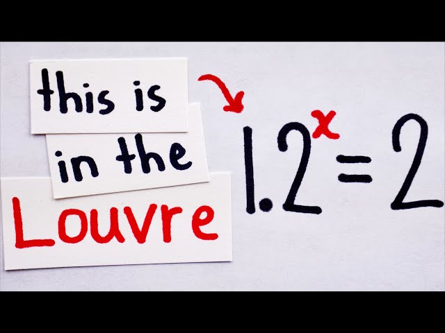 This Math Problem is in the Louvre Museum