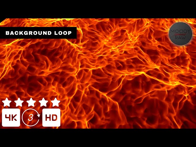 Fire Flame 4K Visual Loop (Silent) | Dynamic Ambient Background | Seamless Loop