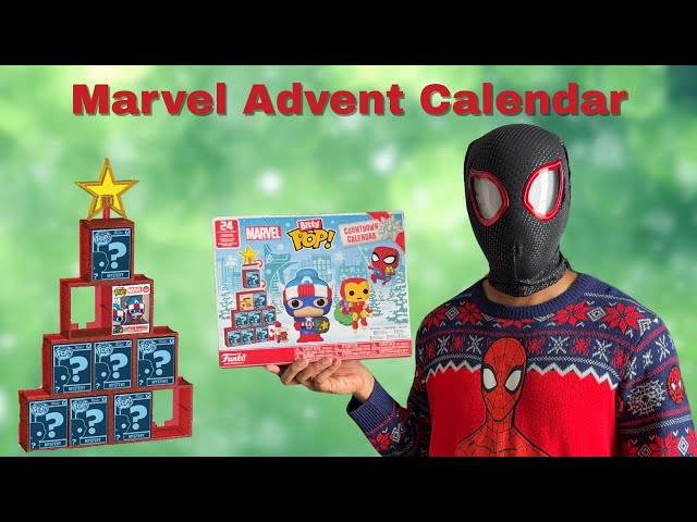 Opening The 2025 Funko Pop Marvel Advent Calendar