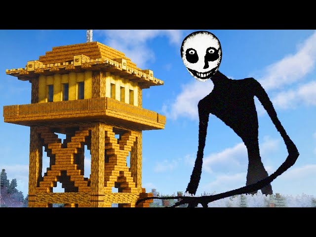 I Survived Horror Mods in a Watchtower in Minecraft