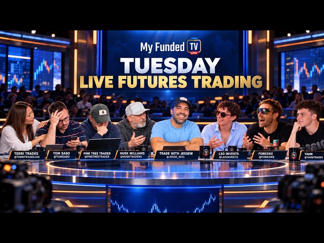 Tuesday: Live Futures Trading & Market Talk | MyFundedTV 10/20/26
