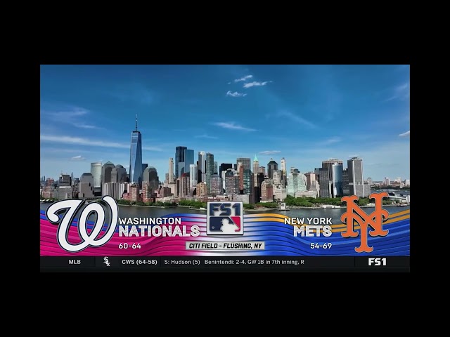 MLB Baseball on FS1 intro Washington at NYM 