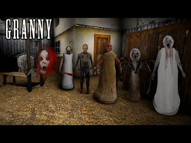 All Enemies in Granny Remake 2026 | Raft Escape Ending