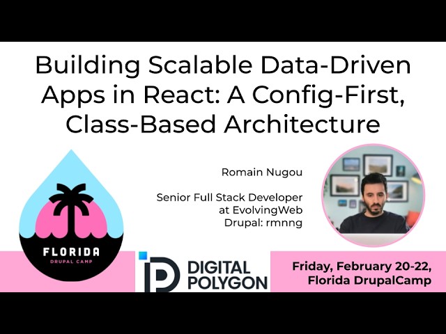 Building Scalable Data-Driven Apps in React: A Config-First, Class-Based Architecture