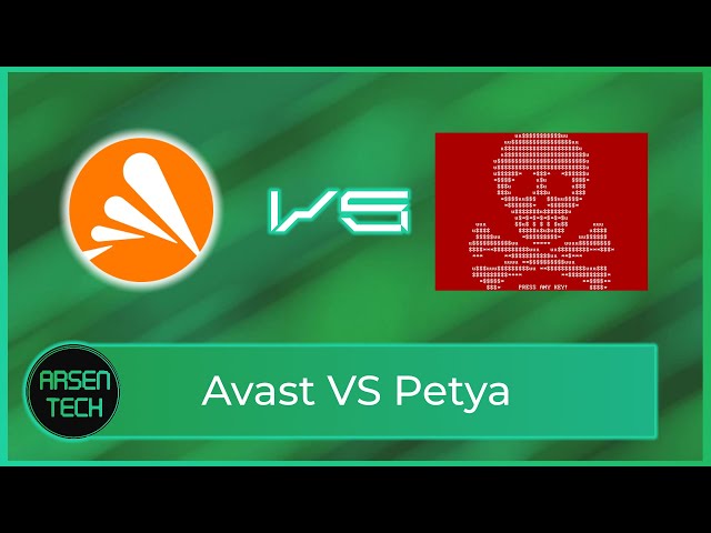 Avast Antivirus VS The Petya.exe Ransomware | Antivirus Test