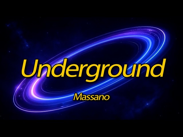Massano – Underground | A Hypnotic Voyage Through the Cosmos 🌌✨