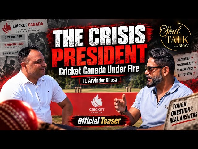 The Crisis President: Cricket Canada Under Fire | Arvinder Khosa on Match-Fixing Allegations