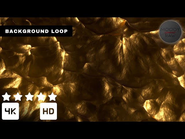 Absolute Gold 4K Visual Loop (Silent) | Prestige Display Background | Seamless Loop