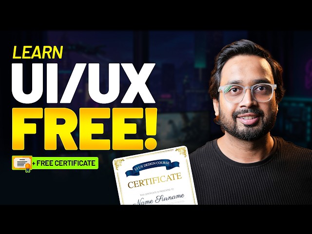 Learn UI/UX Design for FREE | Best YouTube Channels + BONUS Course