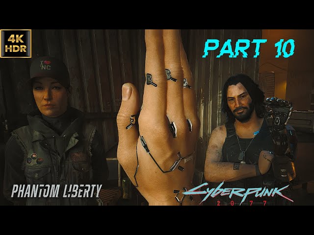 I'm Special Agent V now | Johnny's Reaction is Amazing 😂  Phantom Liberty | Part 10 #fullgame 4k HDR