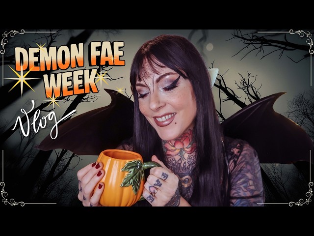 Dark Fae Demon on a Thrift Budget! My FAVORITE Costume EVER & Cozy Home Vibes