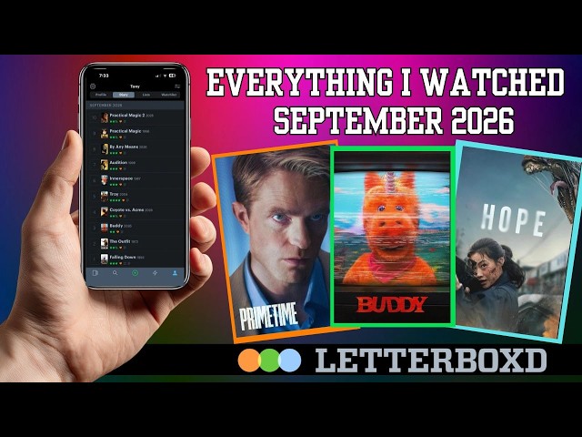 What I watched in September 2026 | Letterboxd Edition | What Will Stay and What Will Go?