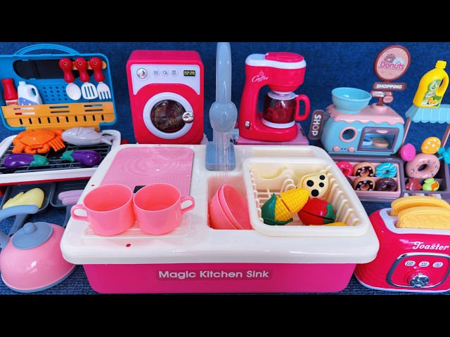 12 Minutes Satisfying with Unboxing Automatic Kitchen Appliance Playset ASMR  Review Toys