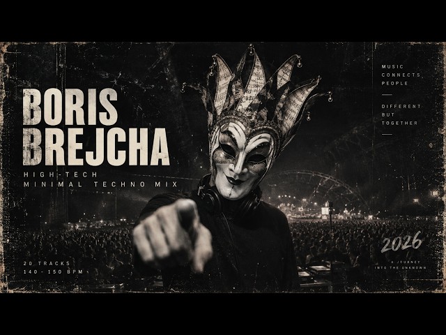 BORIS BREJCHA | HIGH-TECH MINIMAL TECHNO MIX 2026 | 140–150 BPM