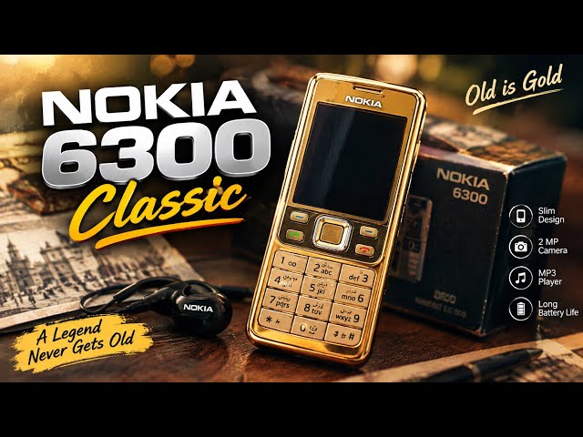 Nokia 6300 classic old is Gold 
