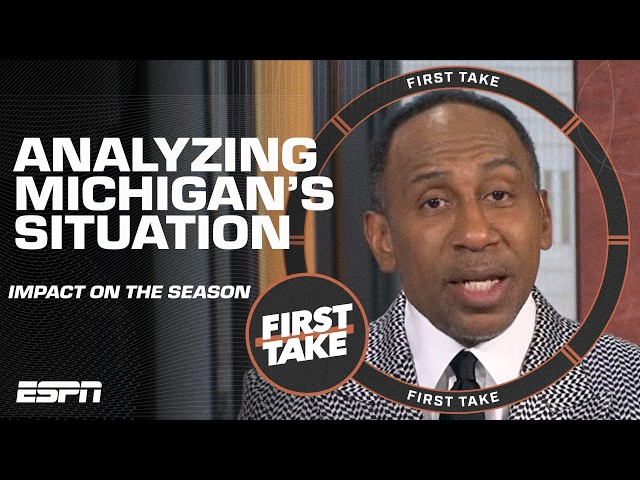 'YOU LOST THIS GAME!' 😧 - Stephen A. says the controversy will be HELD AGAINST Michigan | First Take