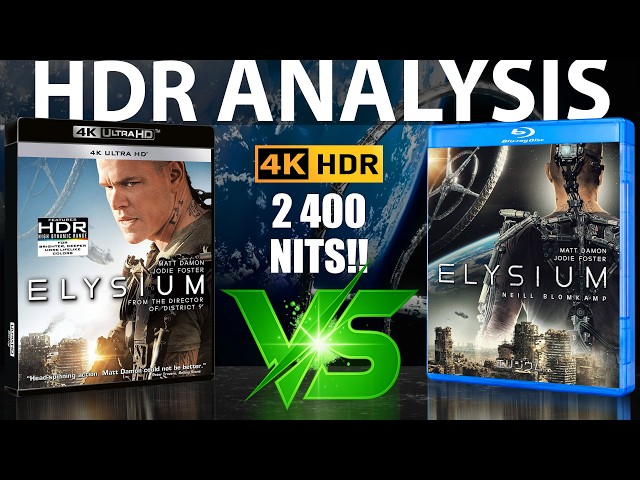 4K HDR Blu-ray ANALYSIS | Elysium 2013