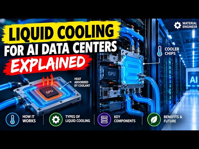 Liquid Cooling for AI Data Centers Explained | How It Works | Future of Technology