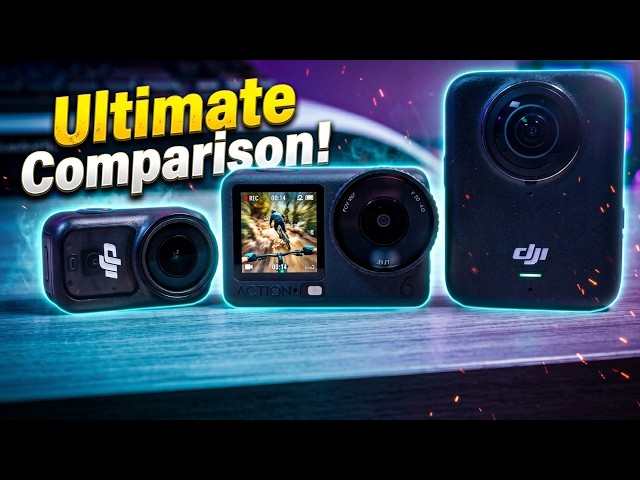 DJI Action 6 vs Osmo 360 vs Osmo Nano: The ULTIMATE Comparison!