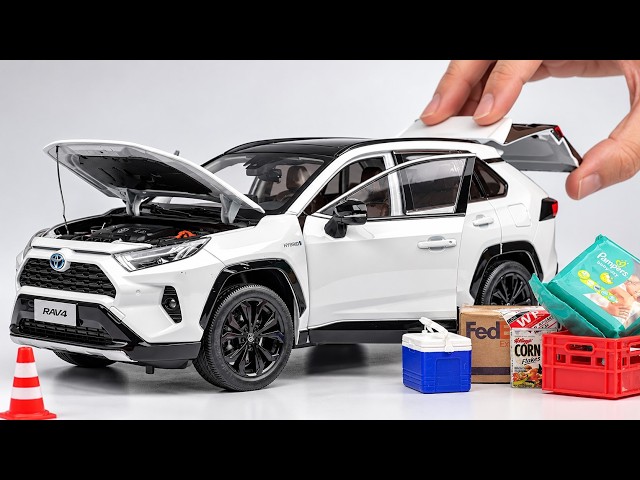 Unboxing of Mini Toyota RAV4 1:18 Scale Diecast Model Car (unbelievable)😍