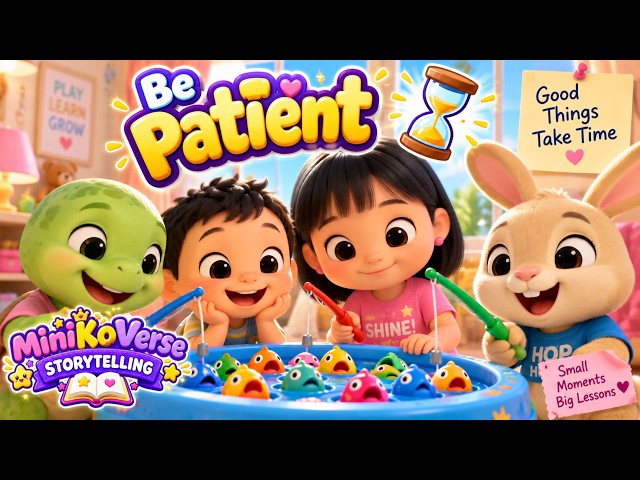 ⏳ Be Patient! 💕 | Learning to Wait | Life Lesson Story for Kids