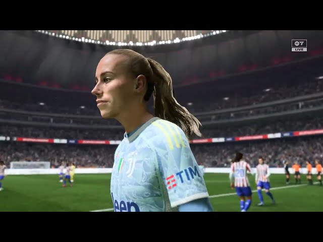 ATLETICO MADRID vs JUVENTUS ⚽👩‍🦰 UEFA Women's Champions League 2025 Matchday 3 🟩 EA FC 26 Simulation