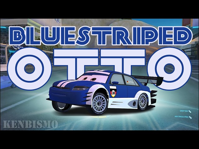 Bluestriped Otto - Harbor Sprint - Extreme Speed - Cars 2 Project Trilogy Pack 2 Mod