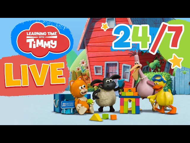 Learning Time with Timmy 24/7 LIVE Stream 🌟 | Back to School 🚌🔔 #livestream