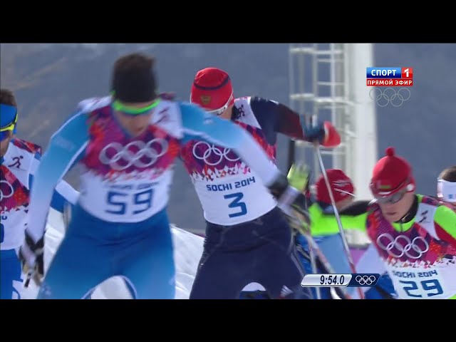 Sochi 2014.  50 km mass start  men (free)