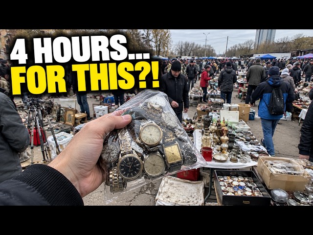 I Spent 4 Hours Hunting Vintage Watches at Ukraine's Flea Market!