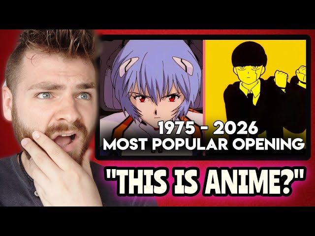 First Time REACTING to THE MOST STREAMED ANIME OPENINGS from 1975-2026 | FIRST TIME REACTION!!