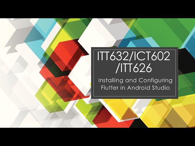 Android Studio Flutter Plugin Installation and Configuration